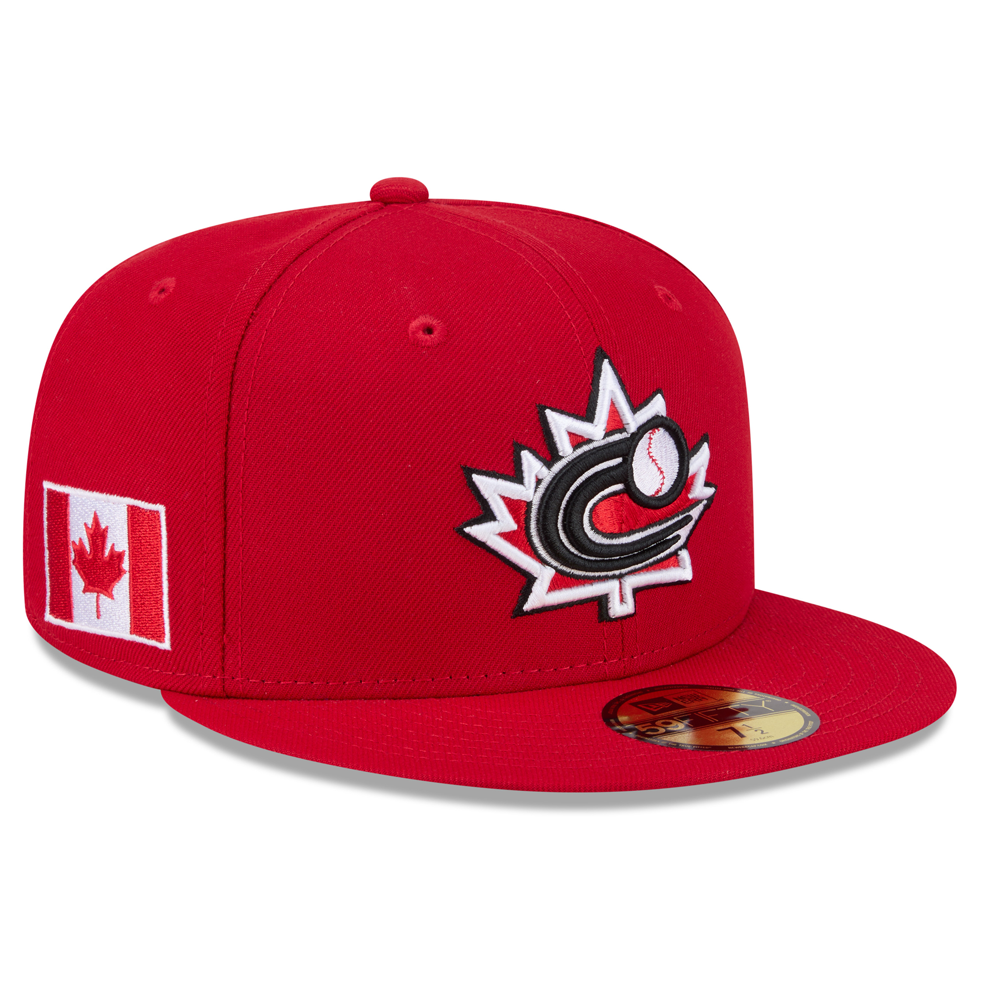 "New Era Herren-Baseballkappe, rot, Kanada 2026, World Baseball Classic 59FIFTY" Image
