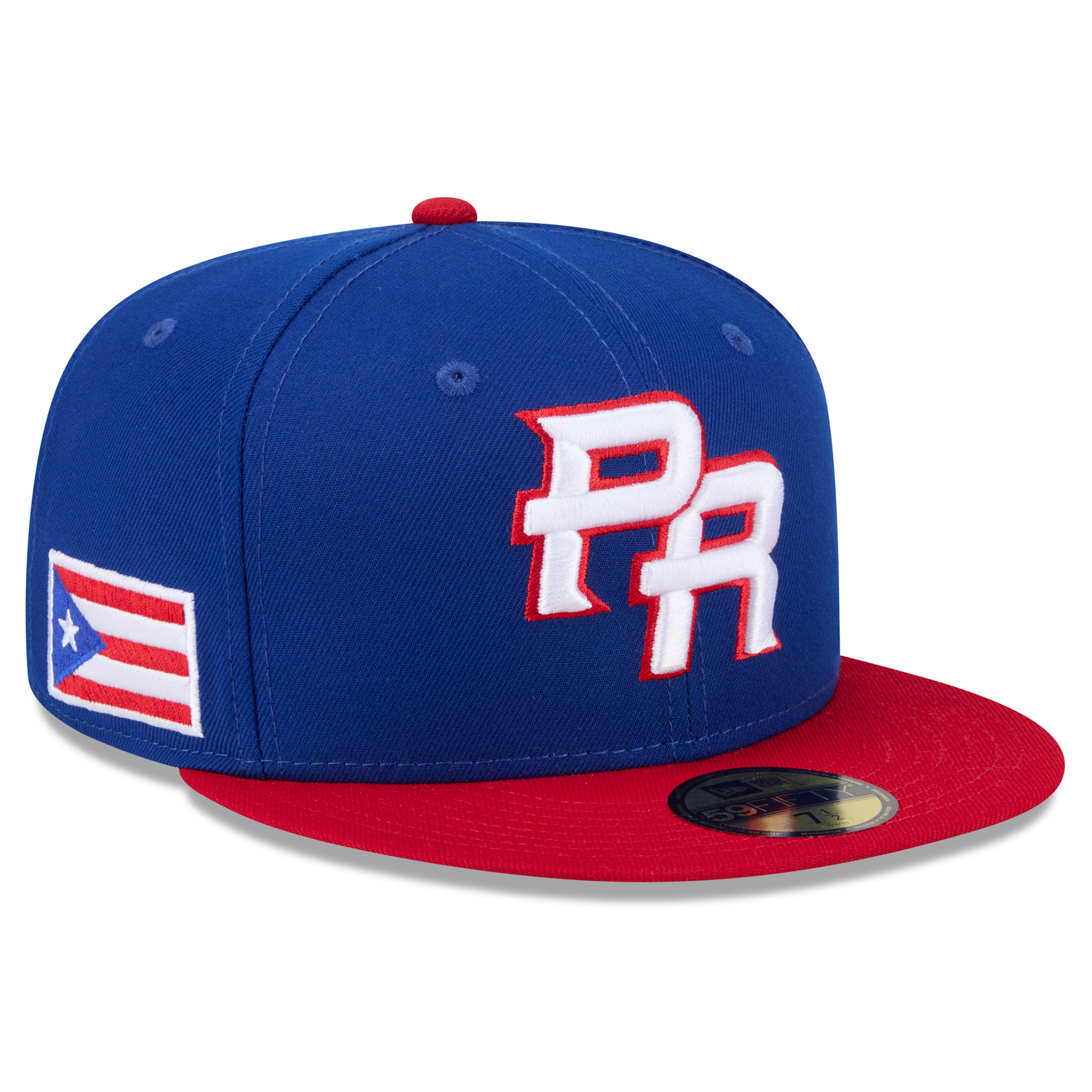 "New Era Herren-Baseballkappe, blau/rot, Puerto Rico, World Baseball Classic 2026, 59FIFTY Fitted Cap" Image