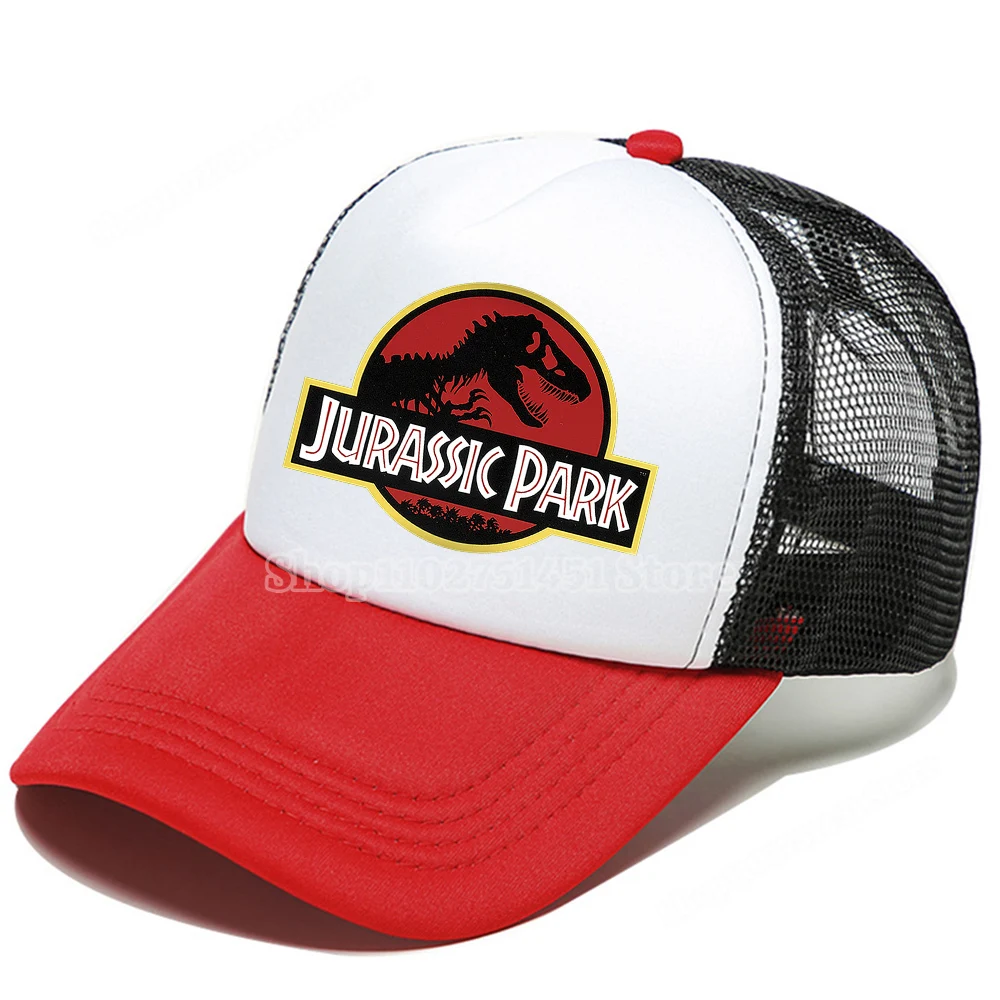 Neue Film Jurassic World: Rebirth Baseball Kappe Junge Männer Hip Hop Hut Erwachsene Sommer Sonnenhut Tier Dinosaurier Outdoor Sport Schatten Kappen Image