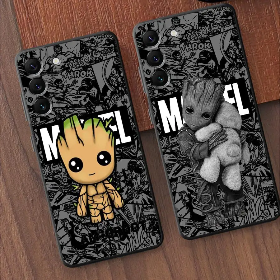 Marvel Groot Handyhülle für Samsung Galaxy A73 A21s A72 A25 A55 A35 A52 A23 A33 A53 A42 A24 A32 A54 Soft Cover Image