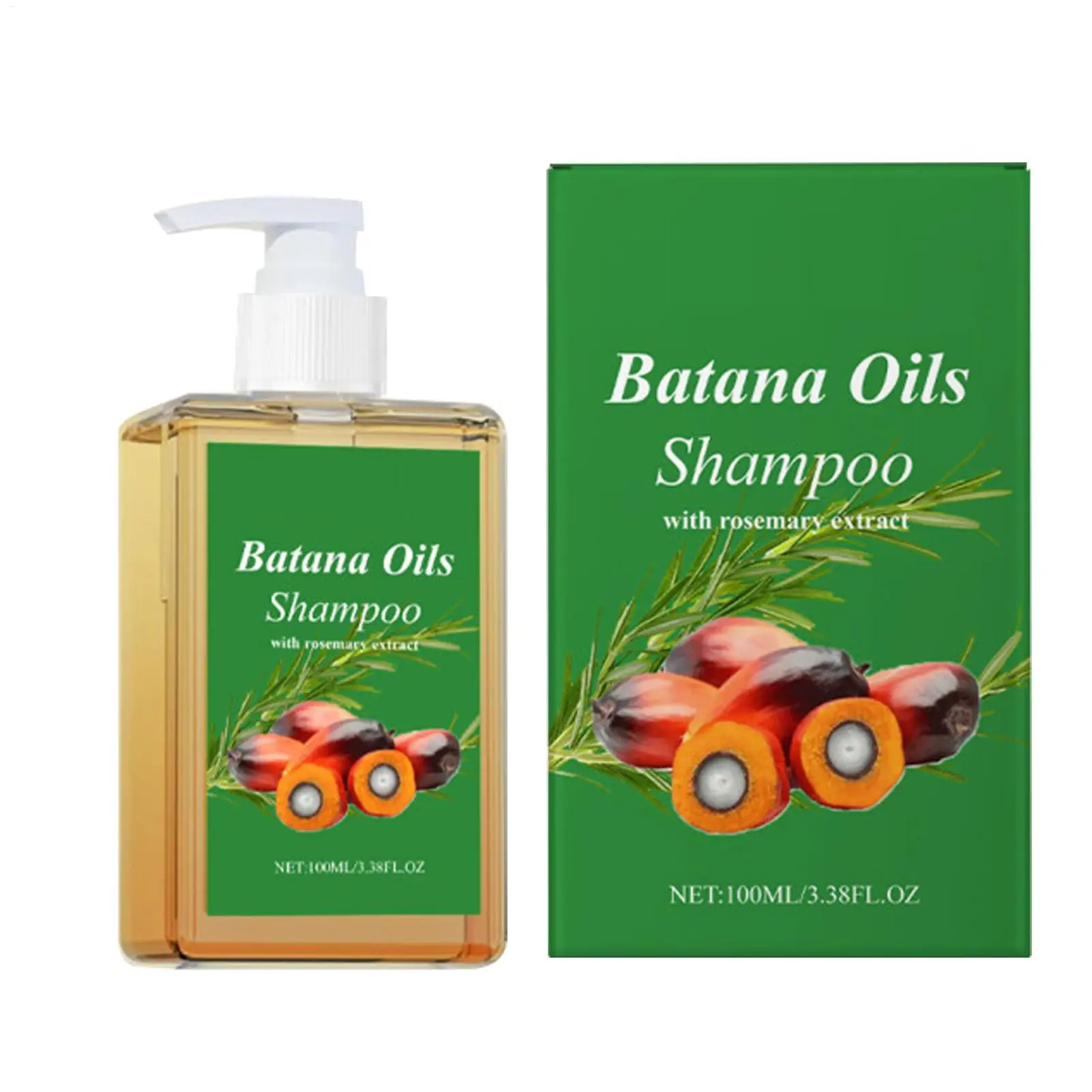Batana Oils 100 ml Shampoo, nährendes Haar, stärkt das, wiederherstellendes, geschädigtes, gespaltenes Haar, Kopfhautreinigung, Schuppenkontrolle, Haarshampoo Image