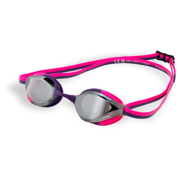 Arena - Kid's Python Mirror - Schwimmbrille grau/lila