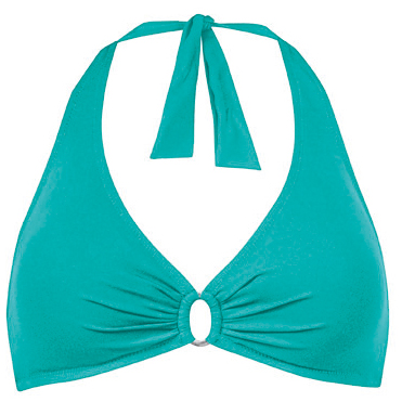 Lidea - Women's The Core Bikini Top Neck Halter - Bikini-Top Gr 36 - Cup: C türkis