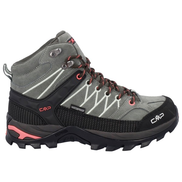 CMP - Women's Rigel Mid Trekking Shoes Waterproof - Wanderschuhe 39 | EU 39 schwarz/grau