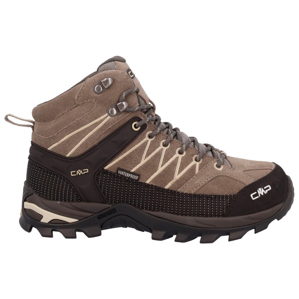 CMP - Women's Rigel Mid Trekking Shoes Waterproof - Wanderschuhe 37 | EU 37 braun/schwarz