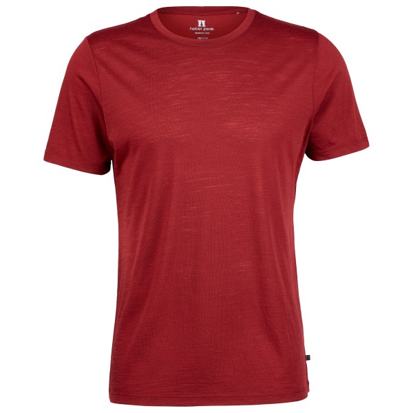 Heber Peak - MerinoMix150 PineconeHe. II T-Shirt - Merinoshirt Gr S rot
