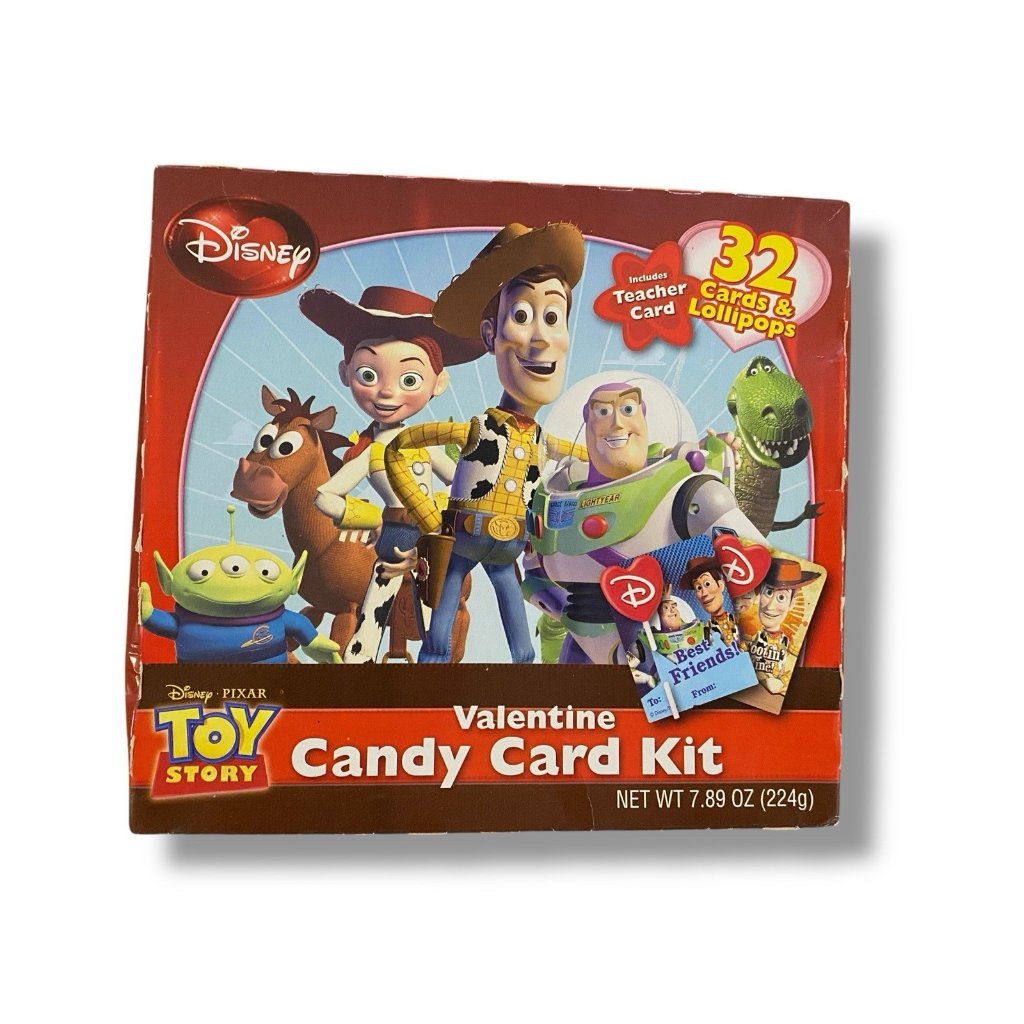 Disney Holiday | Disney Pixar Toy Story Valentine Candy Card Kit Sealed Box 32 Cards Vintage | Color: Red | Size: Standard