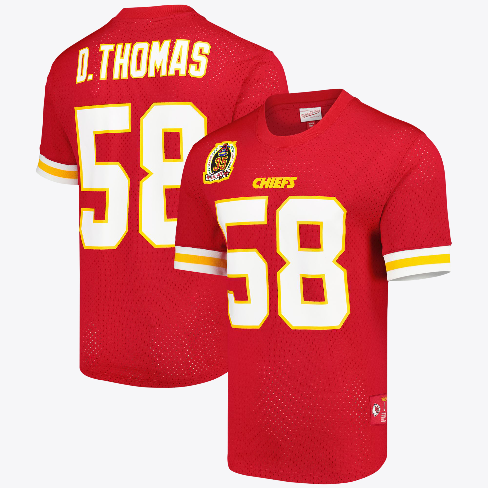 Kansas City Chiefs Mesh Crew Sweatshirt Image