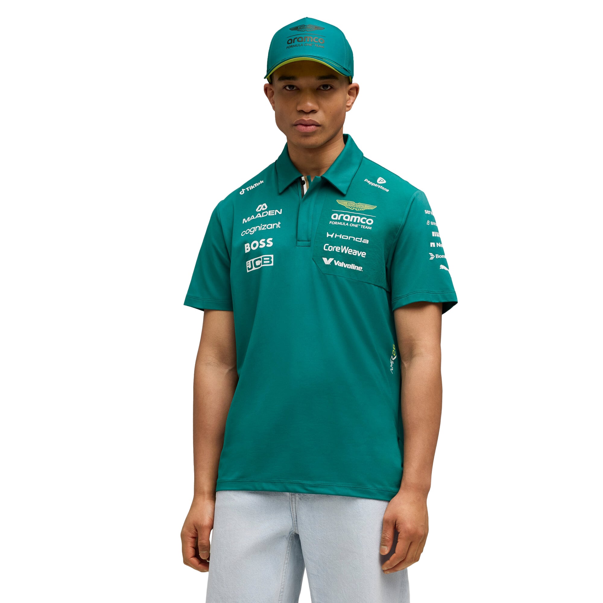 Polo Aston Martin F1 Aramco Cognizant F1 2026 Team - unisexe Taille: XS