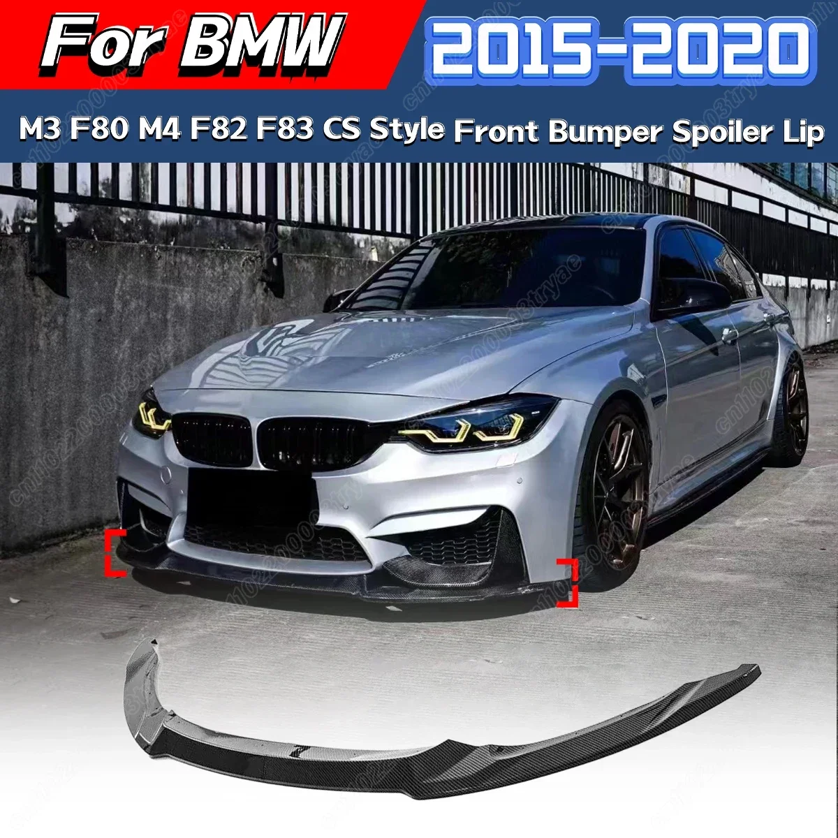 Per BMW M3 F80 M4 F82 F83 2015 2016 2017 2018 2019 2020 Paraurti Anteriore Spoiler Labbro CS Stile Labbro Anteriore Splitter Kit di Modifica