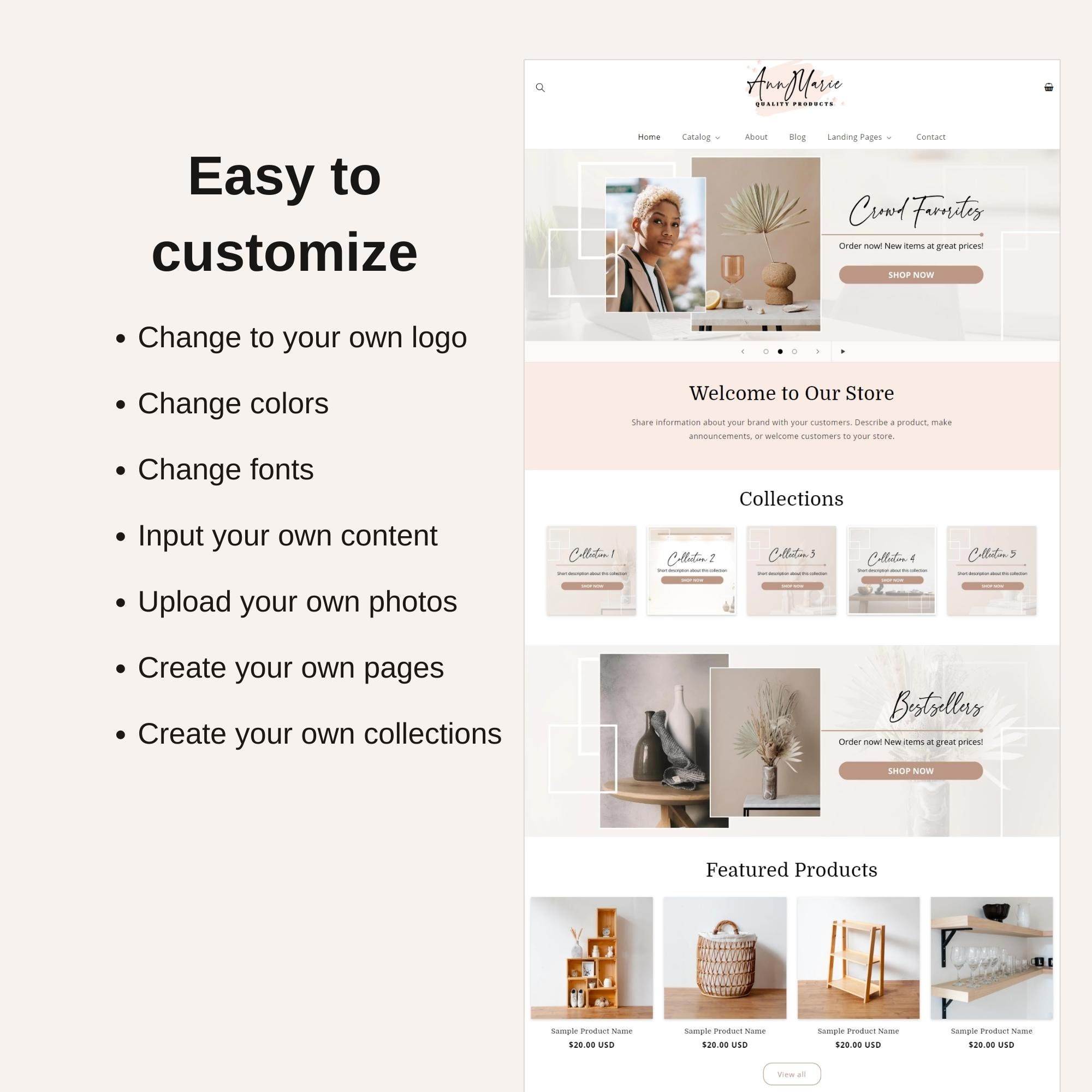 Tema Shopify, Modello Shopify, Web design Shopify, Sito web Shopify, Design del negozio Shopify, Modello web Shopify, Tema del sito web Shopify