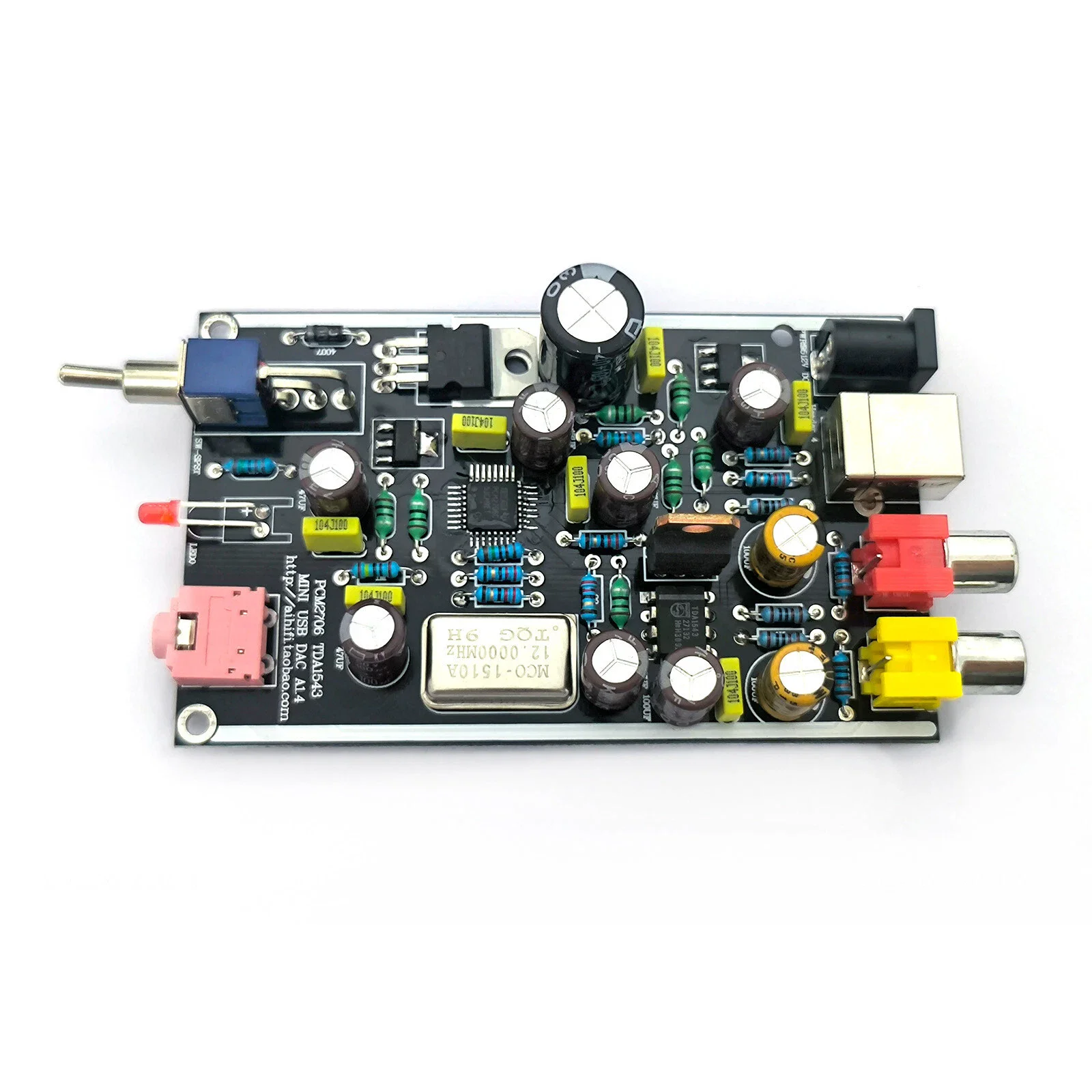 1 Stück USB PCM2706/2707 I2S TDA1543 DAC Audio-Decoder Image