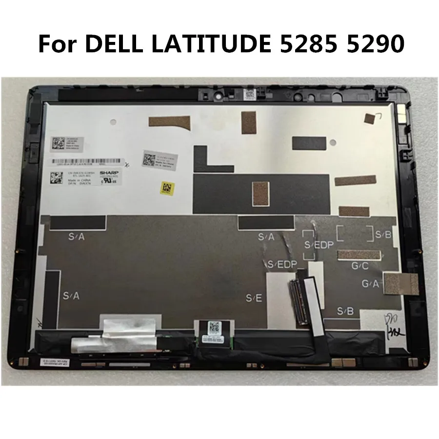 Original für Dell Latitude 12.3 "x1280 LCD-Touchscreen-Baugruppe 2 tdv5 x8t3p 0 kk8x lq123n1jx31 TV123WAM-ND0 0vkjcn Image