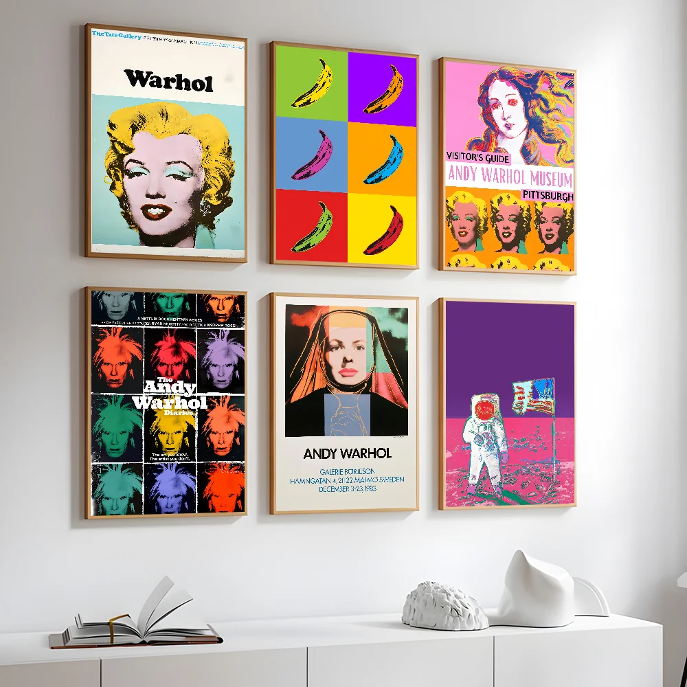 1PC A-Andy W-Warhol Poster Drucke Perfektes Design Nordic Moderne Wohnkultur Geschenk Qualität Waren Image