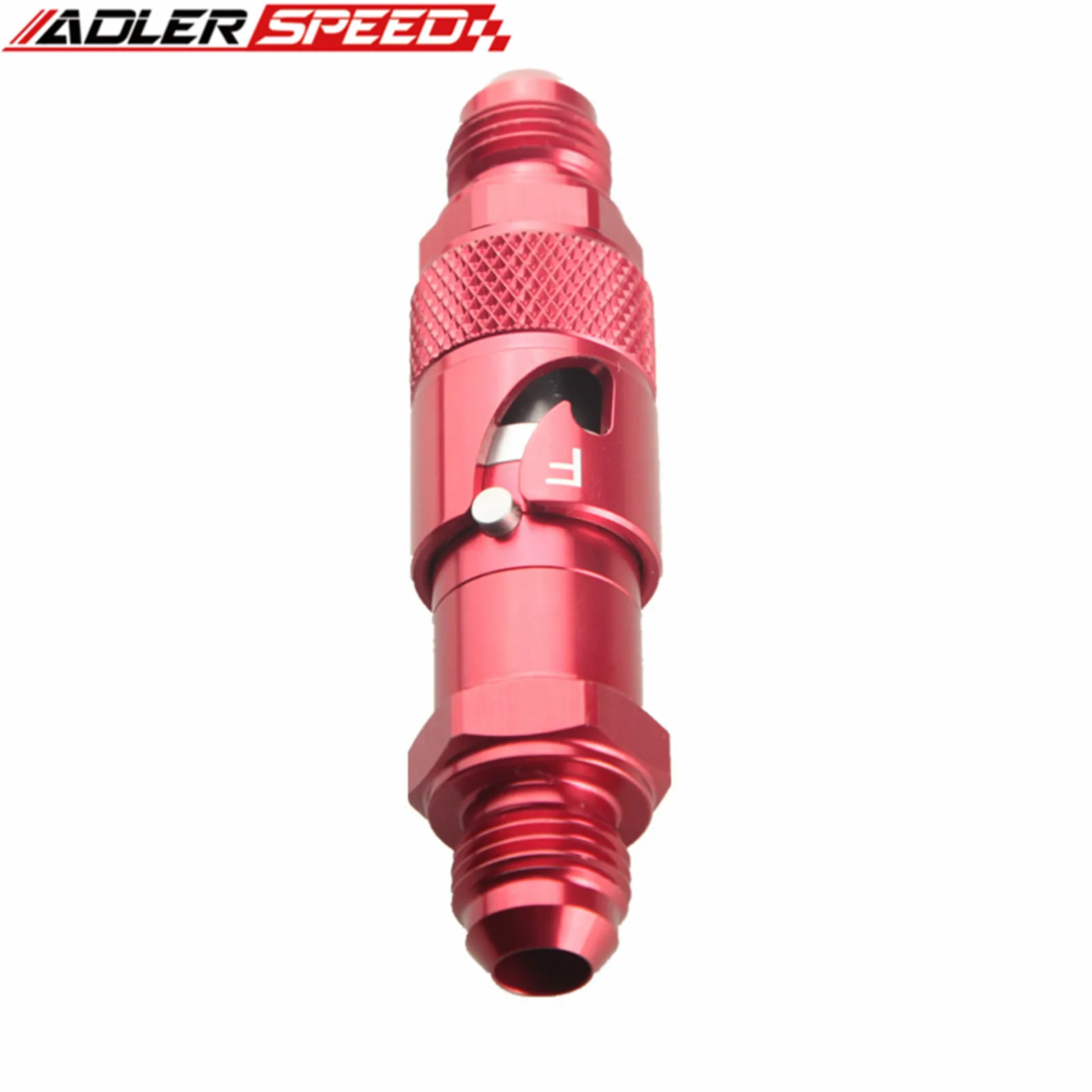 AN6 AN6 -6AN 6AN Schnellverschlussanschlüsse Kraftstoffadapter Adapterschlauch ROT-SILBER/ROT Image