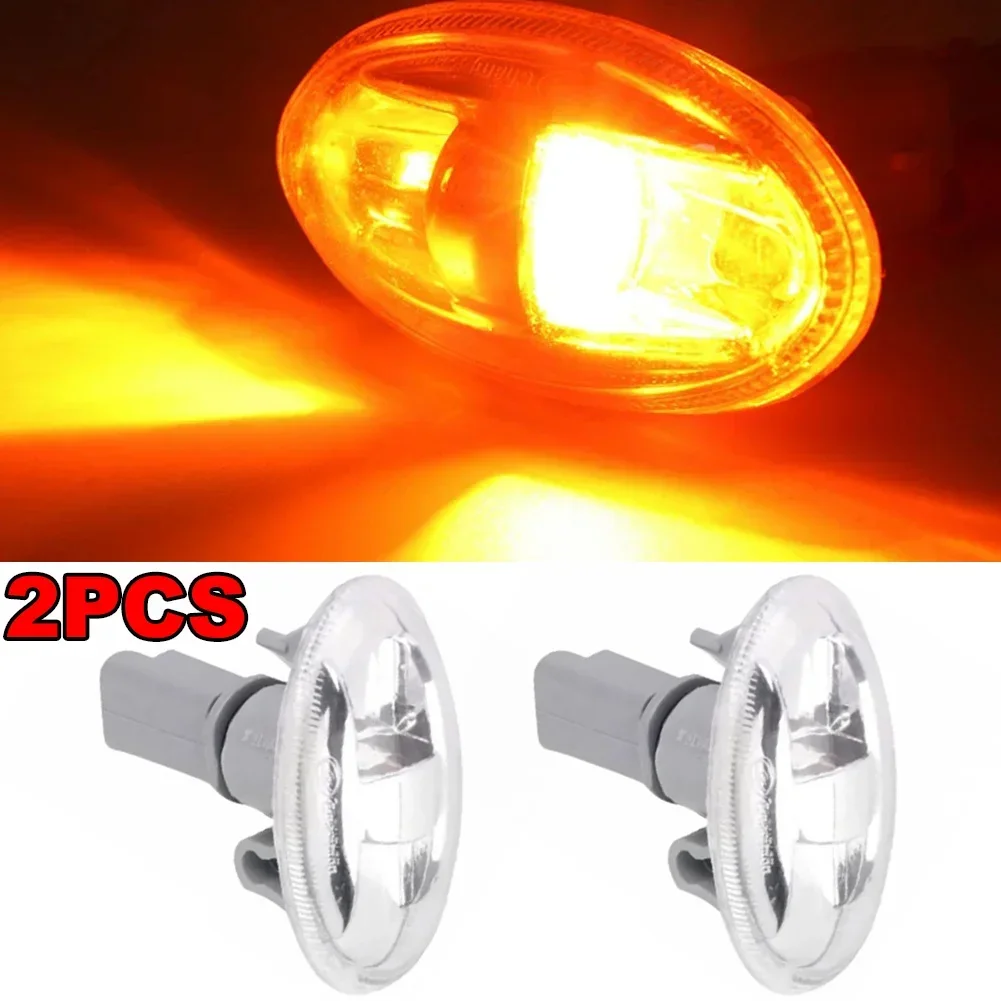 1/2PCS Fit für Peugeot 108 107 206 1007 407 607 EXPERT 3 Partner Auto Teile Auto LED Seite Lampen blinker 6325G3 6325G4 Image