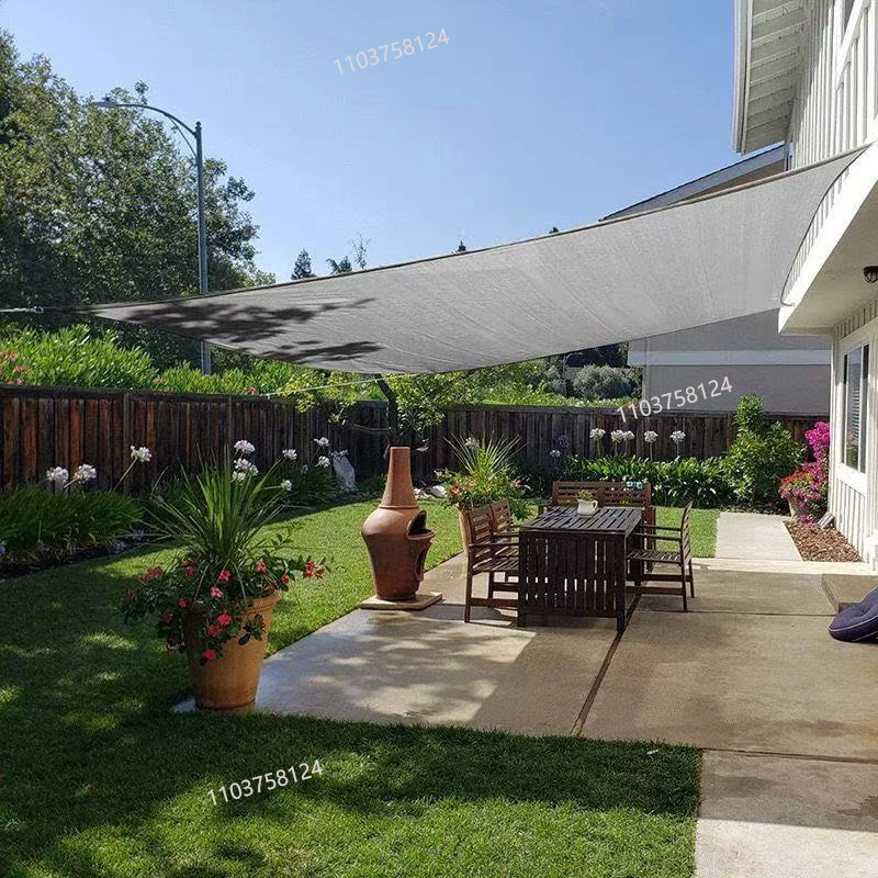 Gartenschirmtuch, langlebiges Schattennetz mit verbesserter Öse, UV-beständig, für Pflanzen im Freien, Gewächshaus, Garten, Pavillon, Hinterhof Image