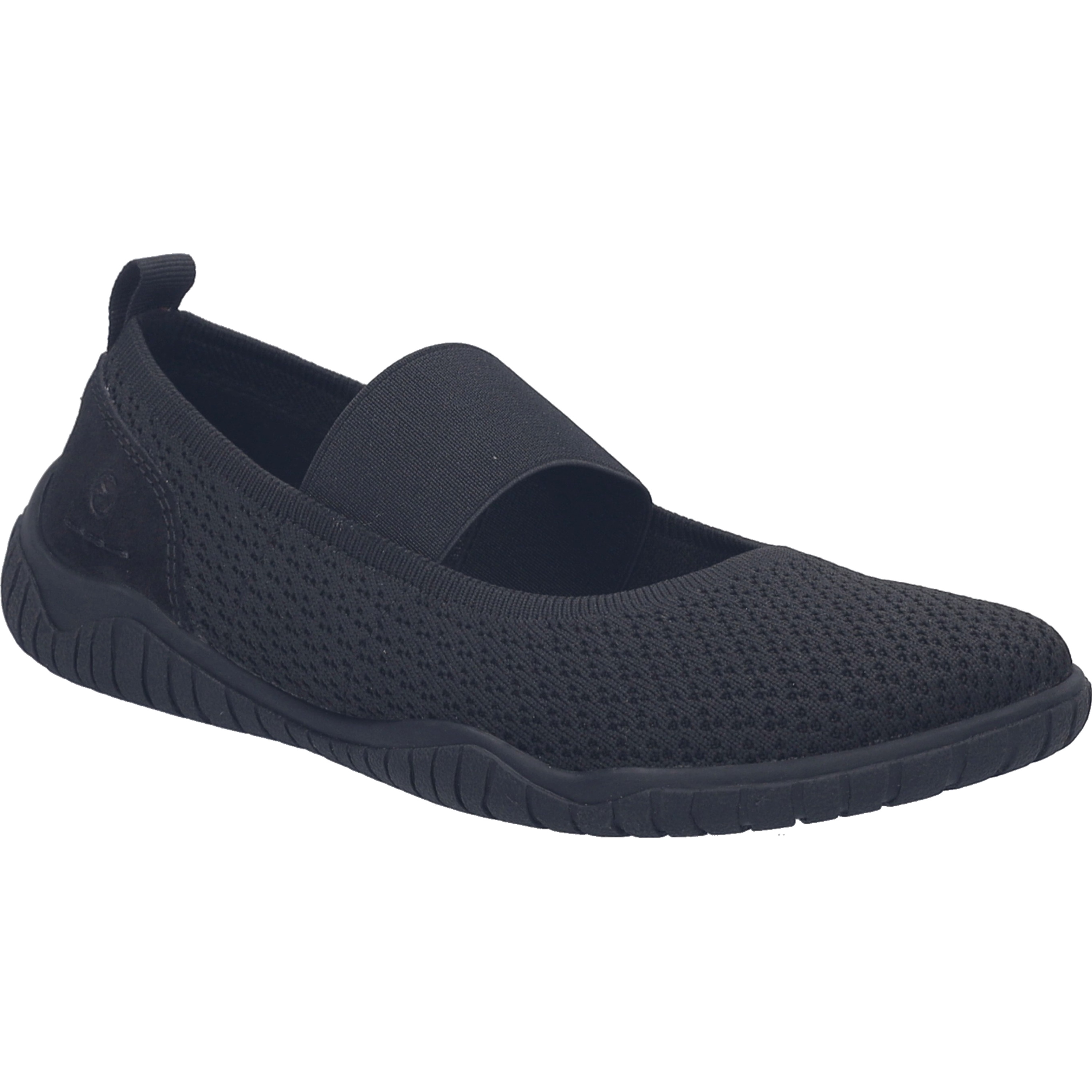 Ballerina JOSEF SEIBEL "Wynona 07, black-black", Damen, Gr. 41, schwarz (schwarz, schwarz), Obermaterial: 80% Rindsleder Leather cow. 20% Textilmaterial TEXMAT., Schuhe Ballerina