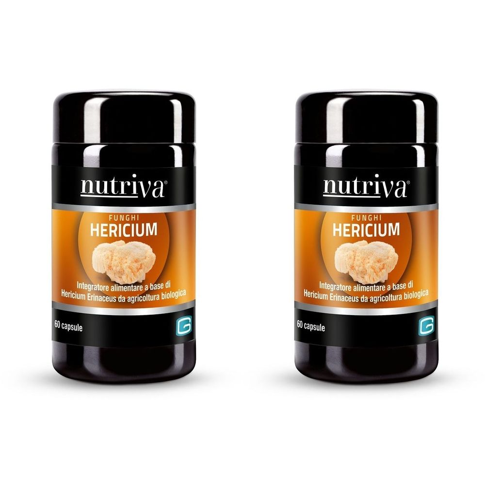 Nutriva Hericium 60 Capsule Vegetali 2x60 pz