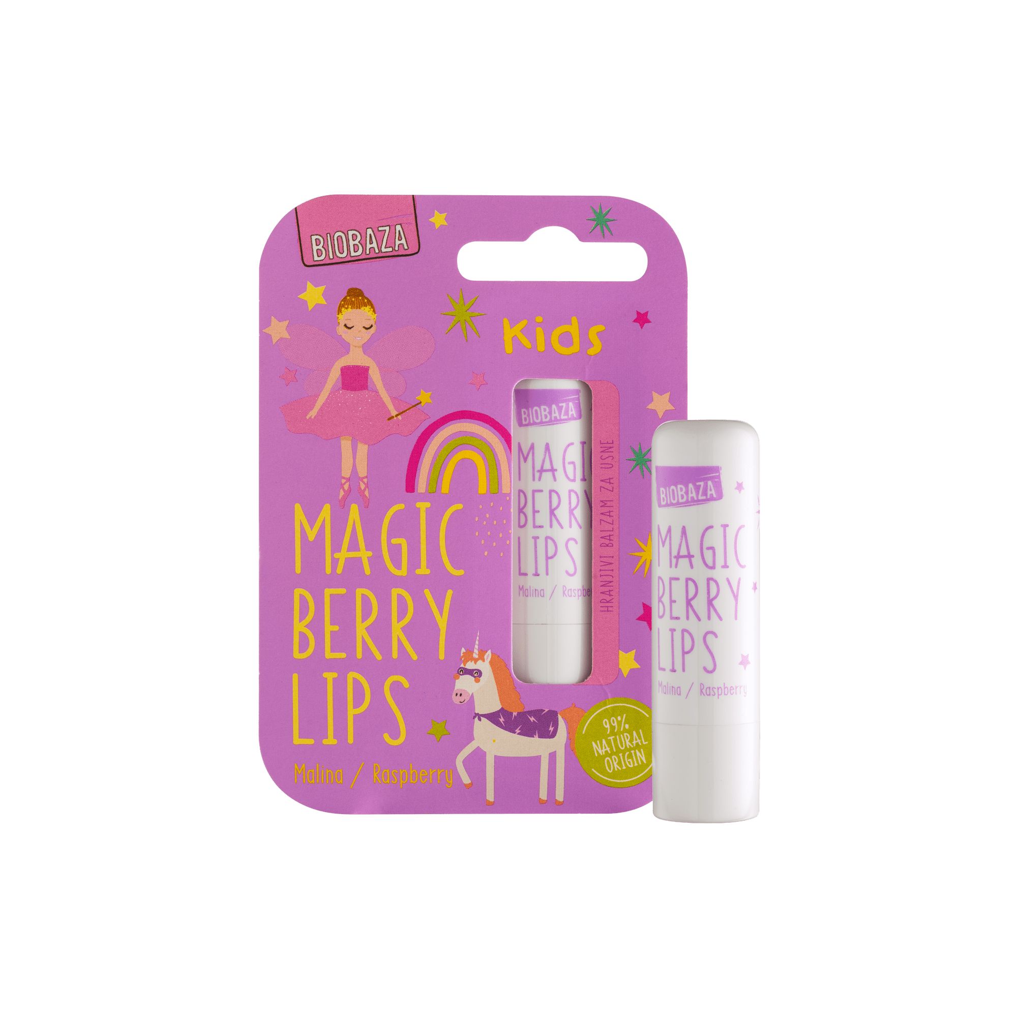 Biobaza Balsamo per labbra Berry Lips bambini 5 g