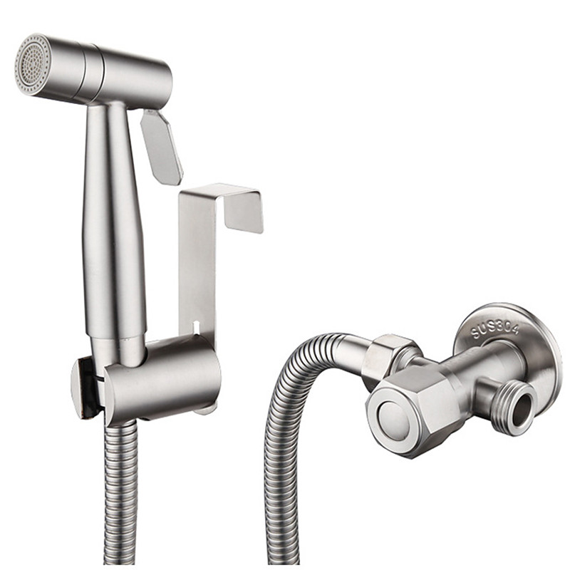Handheld Bidet Toilet Sprayer, Stainless Steel Bathroom Cleaning Accessories Shower Head Hose for Personal Hygiene,Pet Bath,Cloth Diaper,Mop Pool,Washing Mac