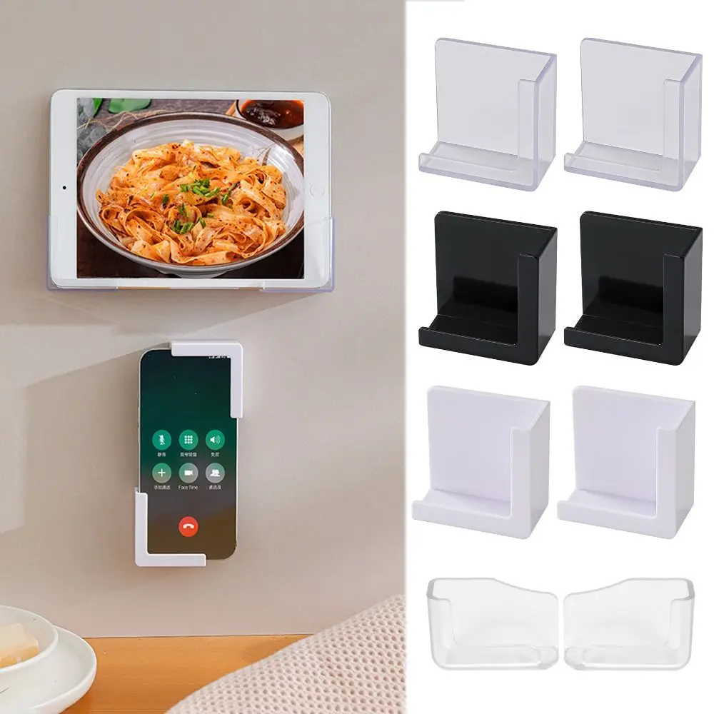 1 Paar wand montierter Handy halter Split-Typ Tablet-Computerst änder multifunktion ale selbst klebende Ladestation Image