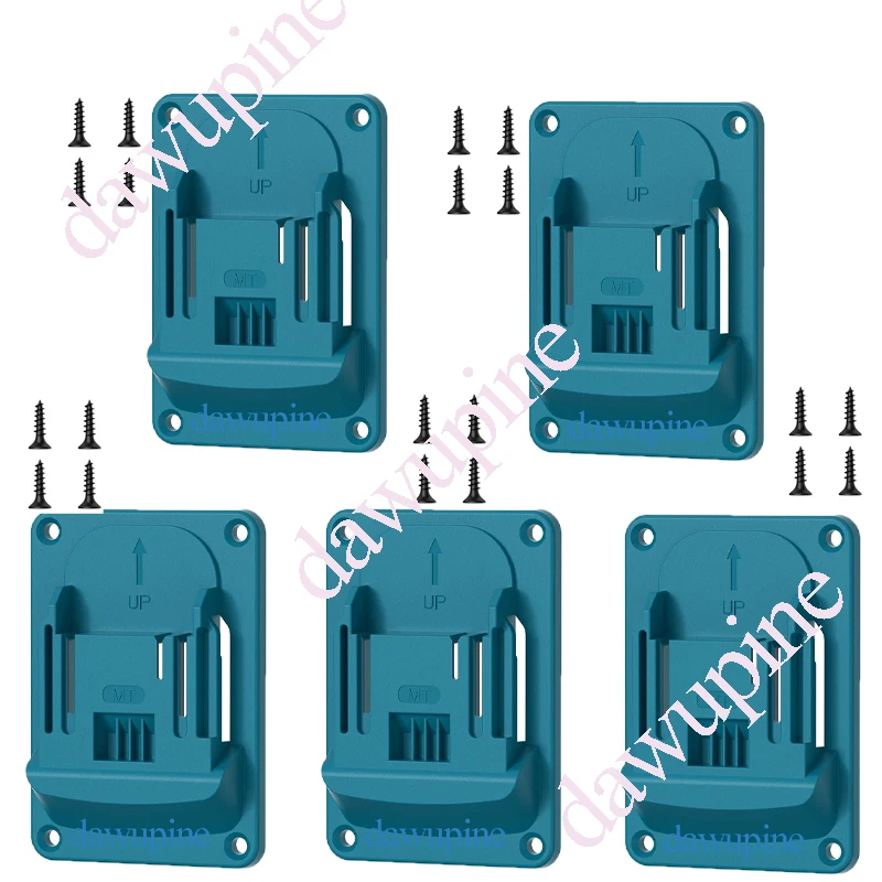 Li-Ionen-Akku-Werkzeughalter, Aufbewahrung, feste Halterung, Installationsbasis, Präsentationsständer, Gürtelschnalle für Makita 18 V, 14,4 V, HongSong Image
