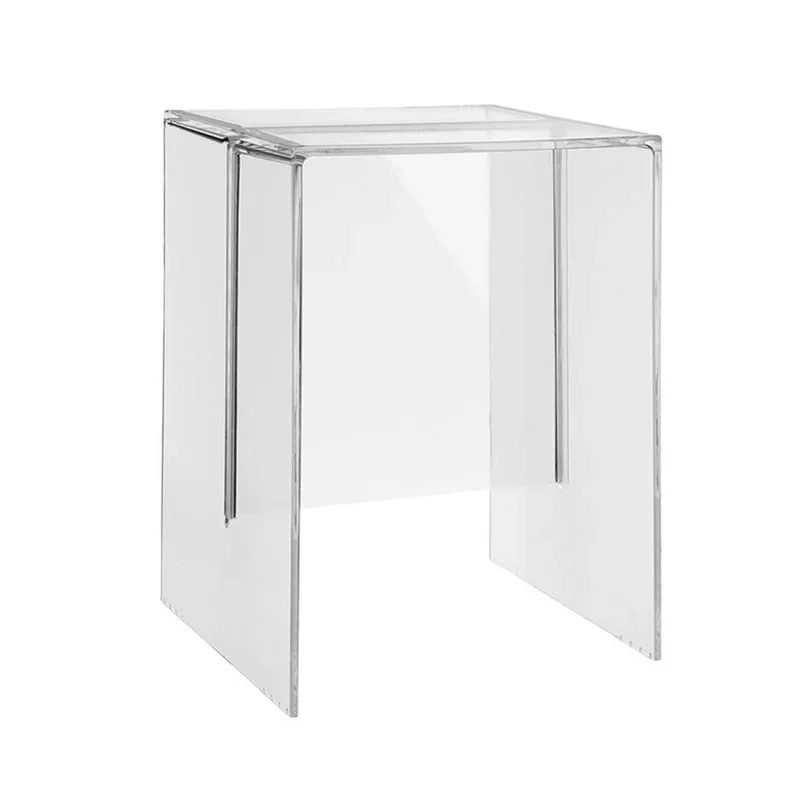 Nordic Acryl Sofa Beistelltisch Wohnzimmer Hause Minimalistischen Mini Kaffee Tisch Ins Kreative Transparent Nacht Kleinen Tisch Image