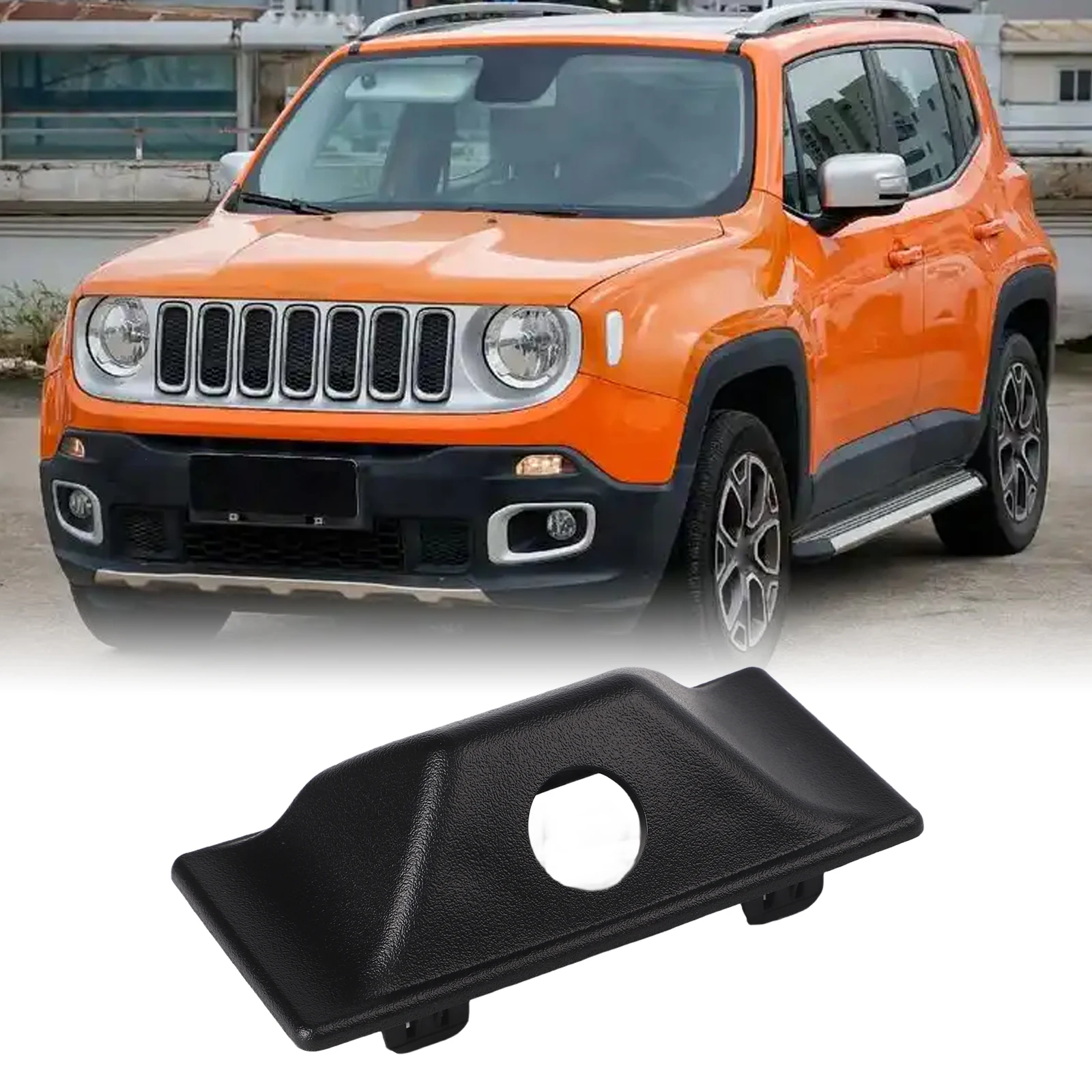 Ersatz-Heckklappen-Kamera-Dekorplatte für Jeep Renegade 2015 2022, kompatibel mit 5UX73RXFAA und 5UX73LXHAA Image