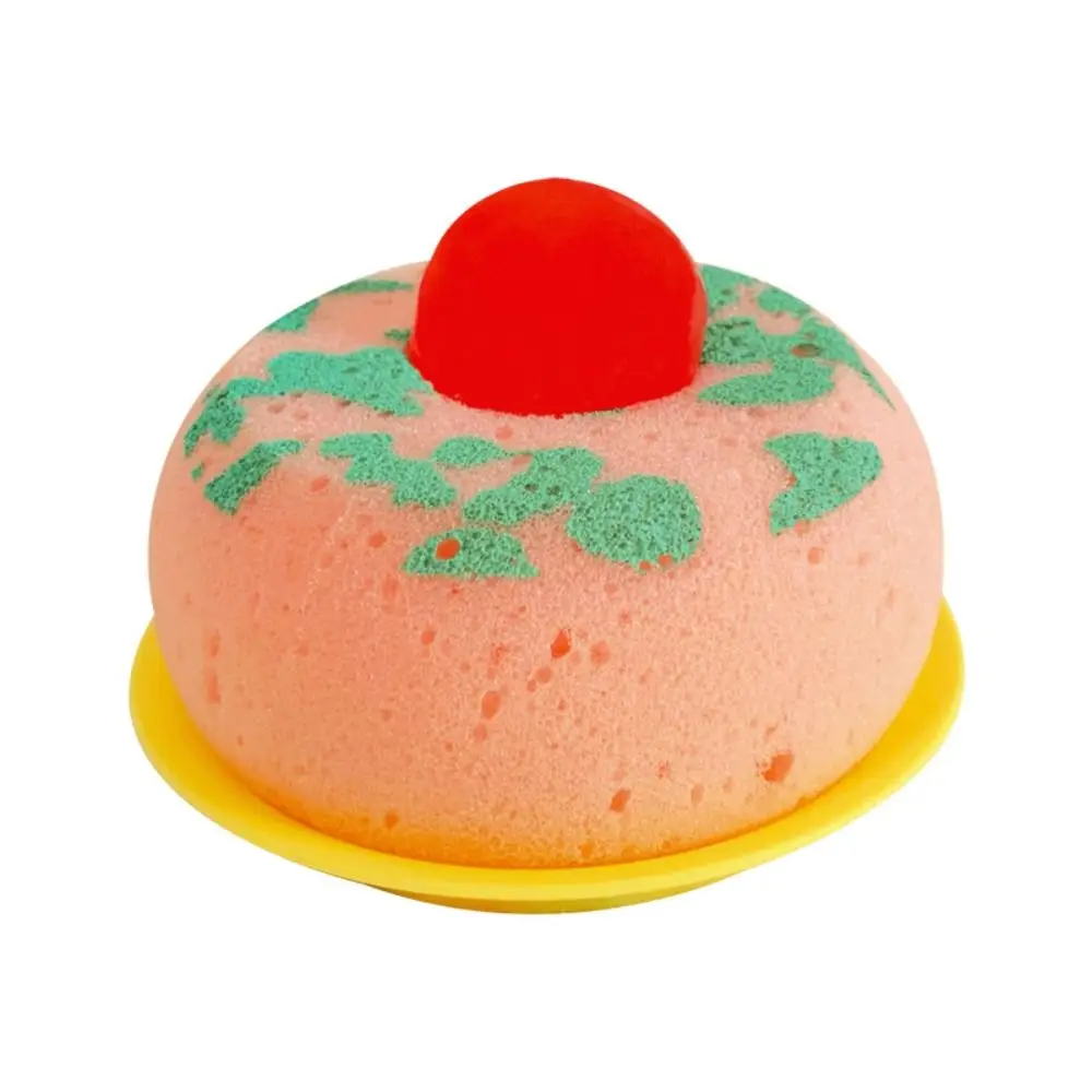 Cartoon Tier Capybara Bad Schwamm Ball mit Mini Seife Gesicht waschen Bad Reinigungs bürste Haushalt Bad zubehör