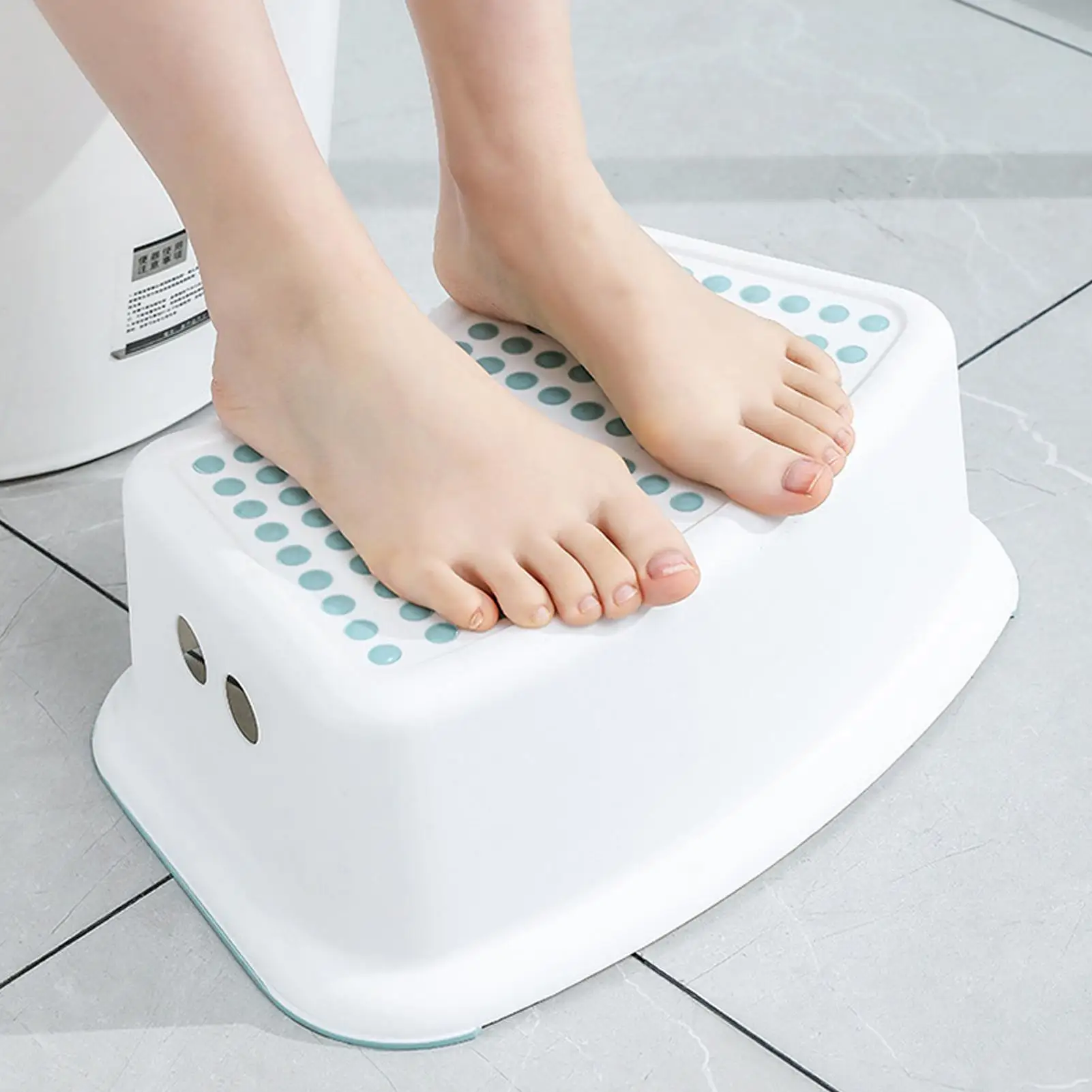 Toilettenhocker Badezimmer-Hocker zum Poosen Ergonomischer und Stabiler Hockhocker Robuster Toilettenhocker für Erwachsene und Senioren