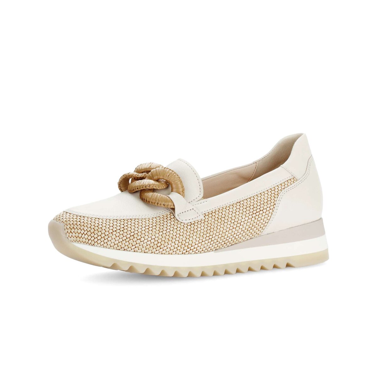 Slipper GABOR "Slipper", Damen, Gr. 36, beige, Schuhe Slipper