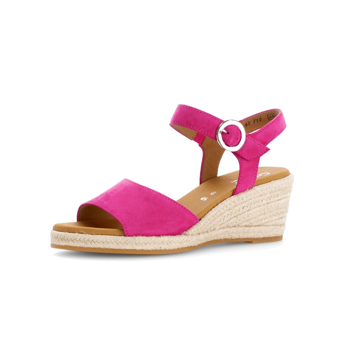 Keilsandalette GABOR "Keilsandalette", Damen, Gr. 35,5, pink, Schuhe