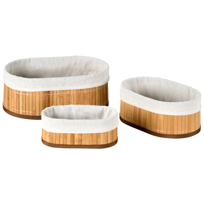 KESPER Bambus Körbchen 3er Set, FSC Image