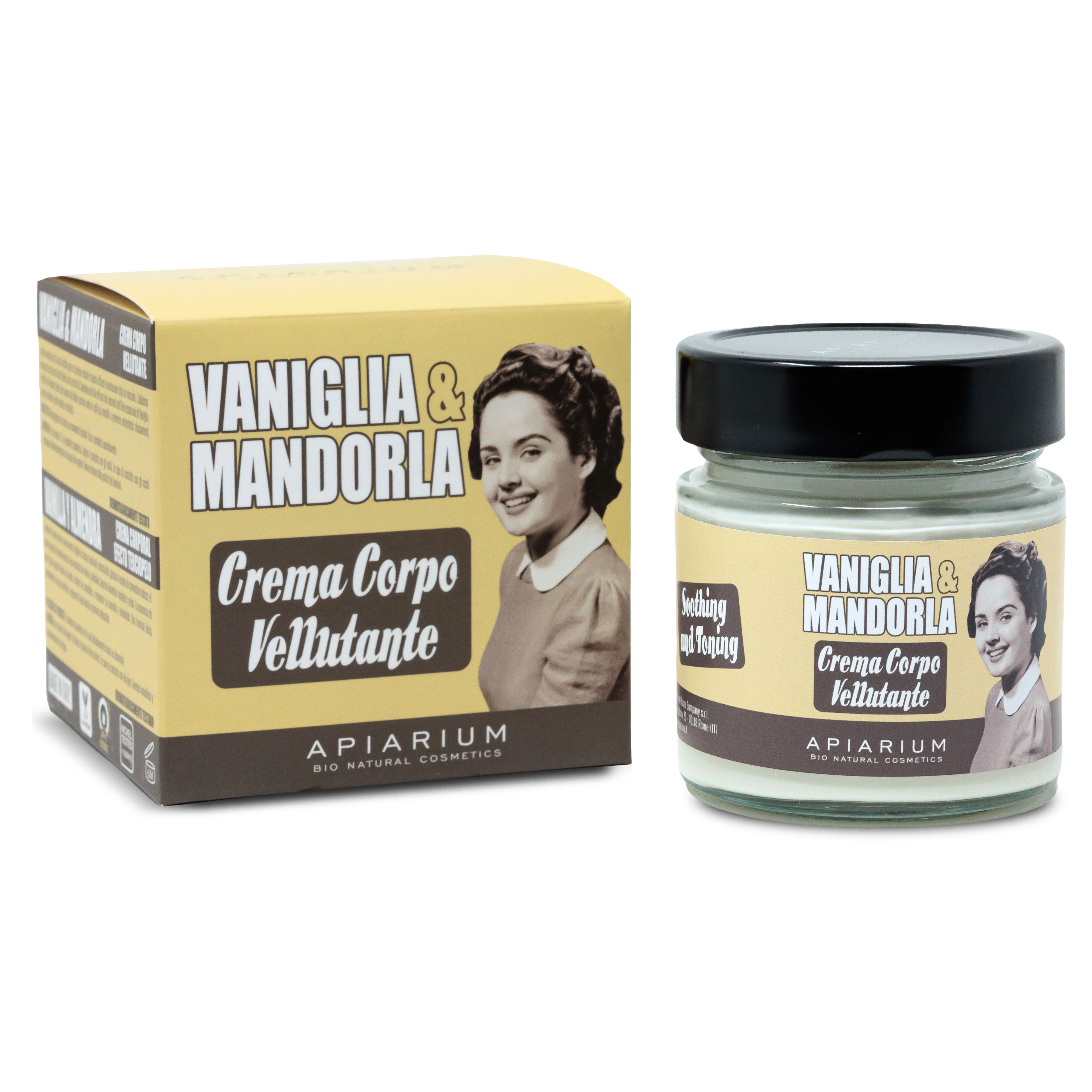 Crema corpo vellutante Vaniglia e Mandorla 200 ml idratante