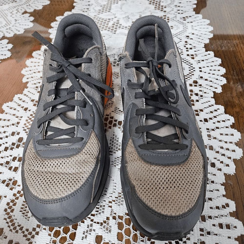 Nike Shoes | Air Max Nike Air Shoes For Men | Color: Gray/Orange | Size: 8
