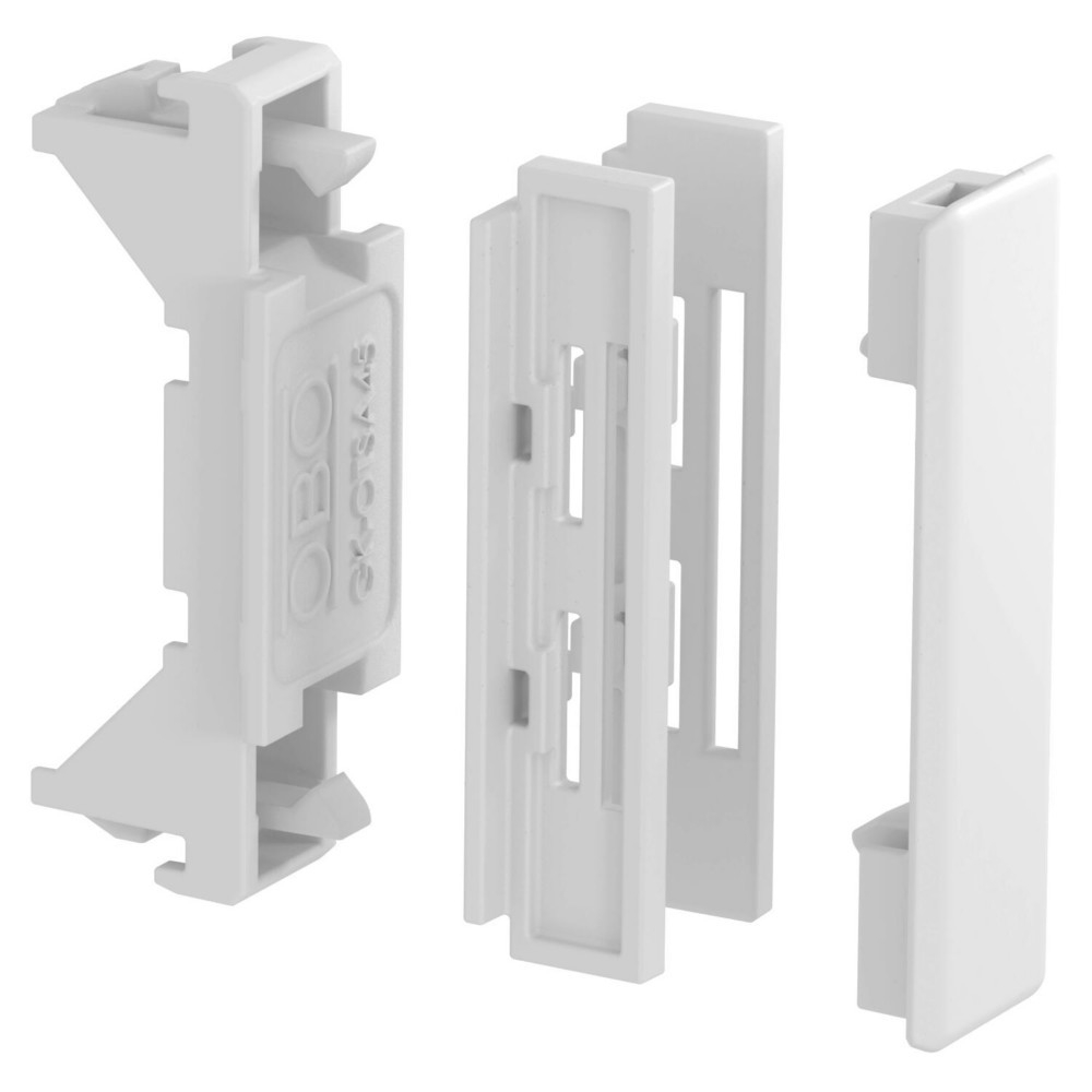 6 Stk. OBO Bettermann Stoßstellenabdeckung GK-OTSA45RW 6113030 Image