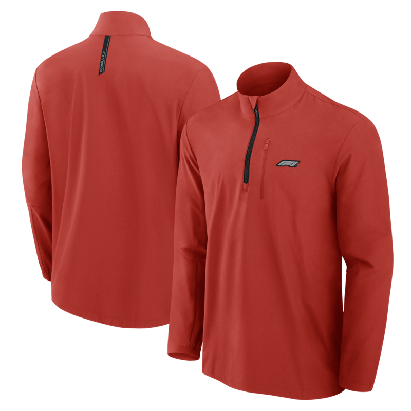 "Formula 1 Iconic Woven 1/4 Zip Top - Rot" Image