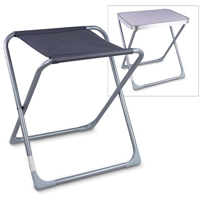 Enva 2-in-1 Campinghocker mit Tischplatte - 47x37cm [Hersteller-Nr. 40985493]