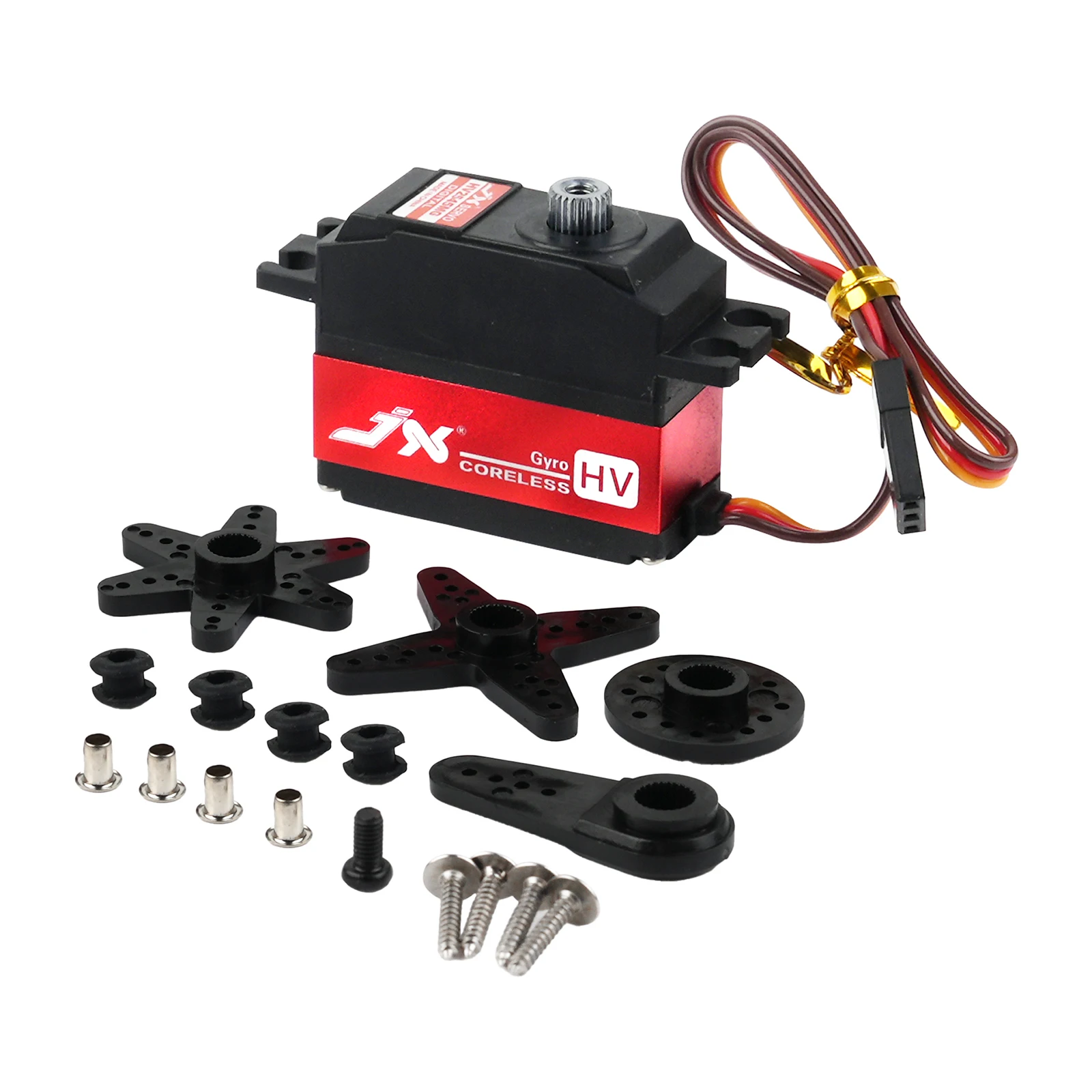 JX PDI-HV2545MG 4,5 kg Drehmoment 0,04 Sek. Metallgetriebe Coreless Gyro Tail Servo für RC 450 500 Hubschrauber Flugzeug Starrflügel Spielzeugteil Image