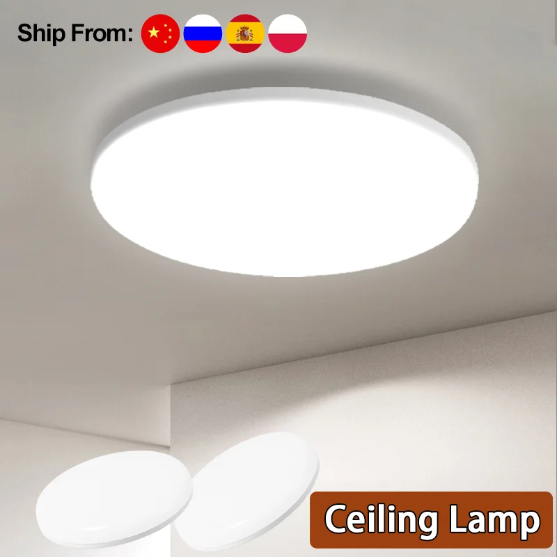 Led Decke Lampe 220V Ceil Lichter 20W 30W 40W LED-Panel Licht Küche Schlafzimmer Ultra Dünne decke Leuchte Home Küche