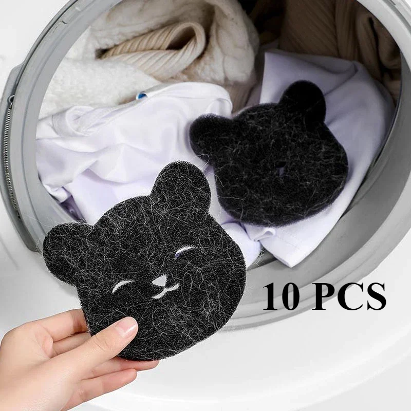 Reinigungsbälle, Filter-Wattestäbchen, Fusselentferner für Waschmaschinen, Wäschebälle, Reinigung von Baumwolle und Haarfilternetzen beim Waschen Image