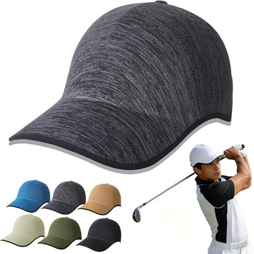 Neues Design Nahtlose Baseballkappe Packbare Leichte Outdoor-Mütze Atmungsaktive Schnelltrocknende Sportmütze Image