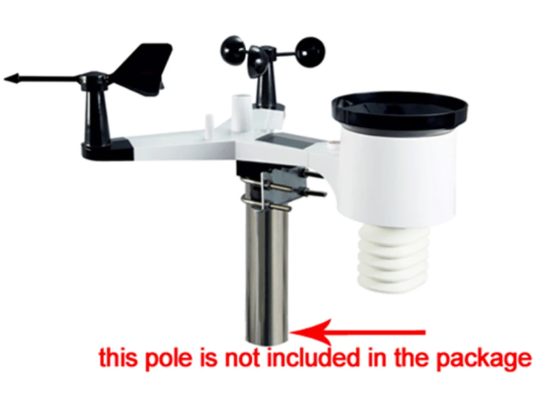 MISOL 1 Einheit Außensensor (Ersatzteil) für Weather Station Wireless 433 MHz, 2900-OTD Image