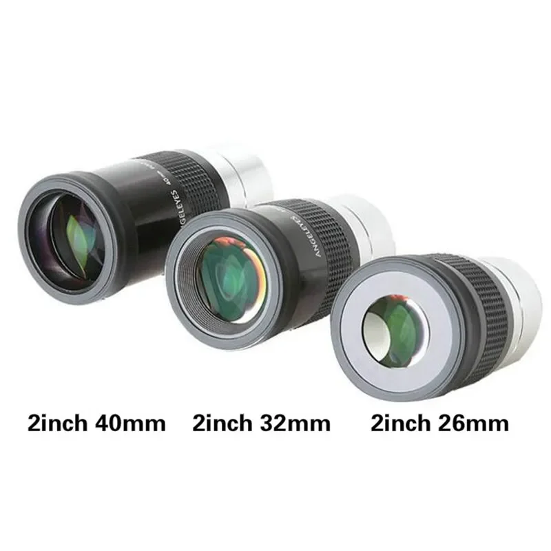 Angeleyes 2-Zoll-HD-Okularset aus Metall, vollständig mehrfach beschichtet, professionelles 26 mm 32 mm 40 mm Teleskopzubehör für die Sternenbeobachtung Image