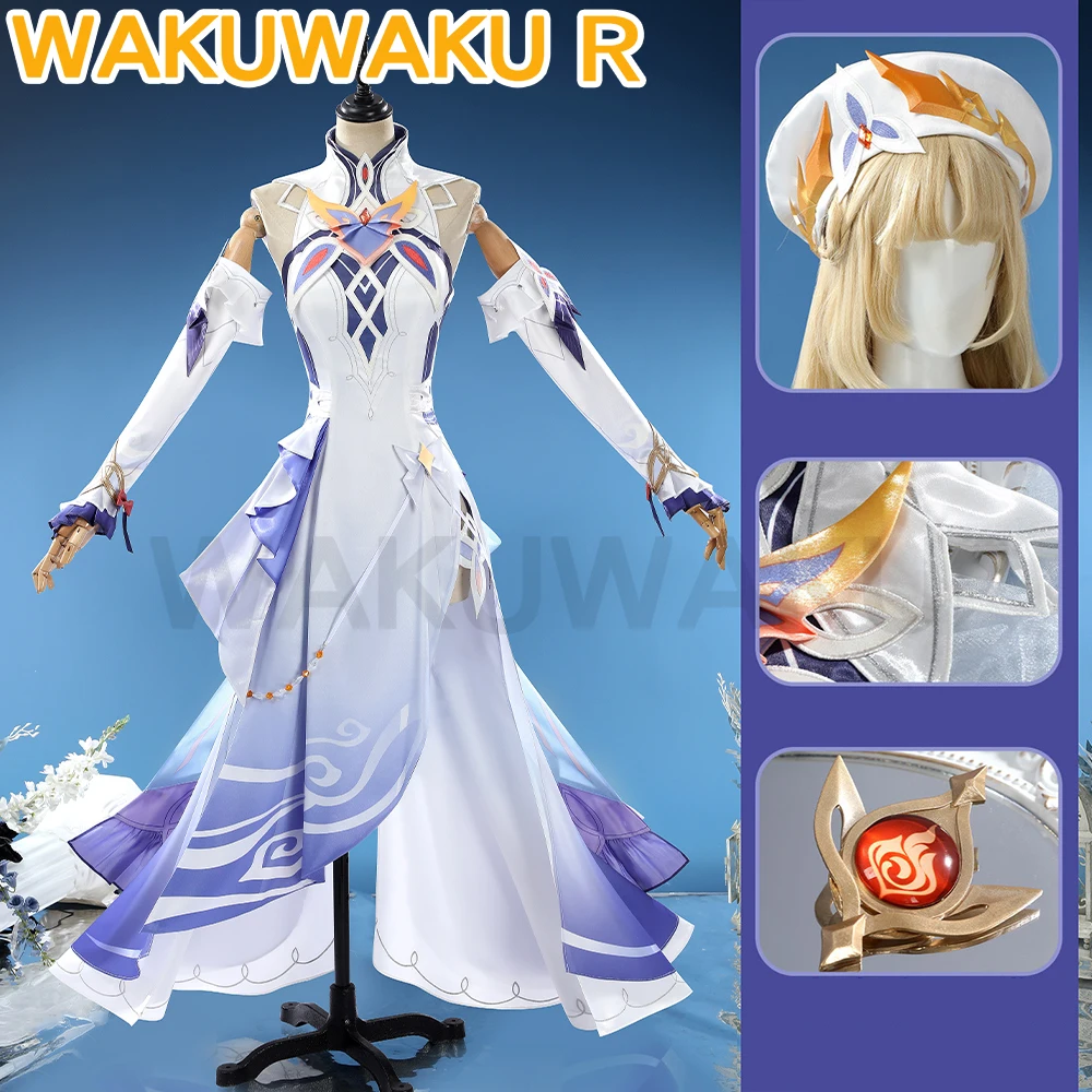 Nicole Reeyn Cosplay Game Genshin Impact【XS-2XL】WakuWaku-R Nod-Krai Damen The Hexenzirkel N Hat Dress Suit Plus Size Image