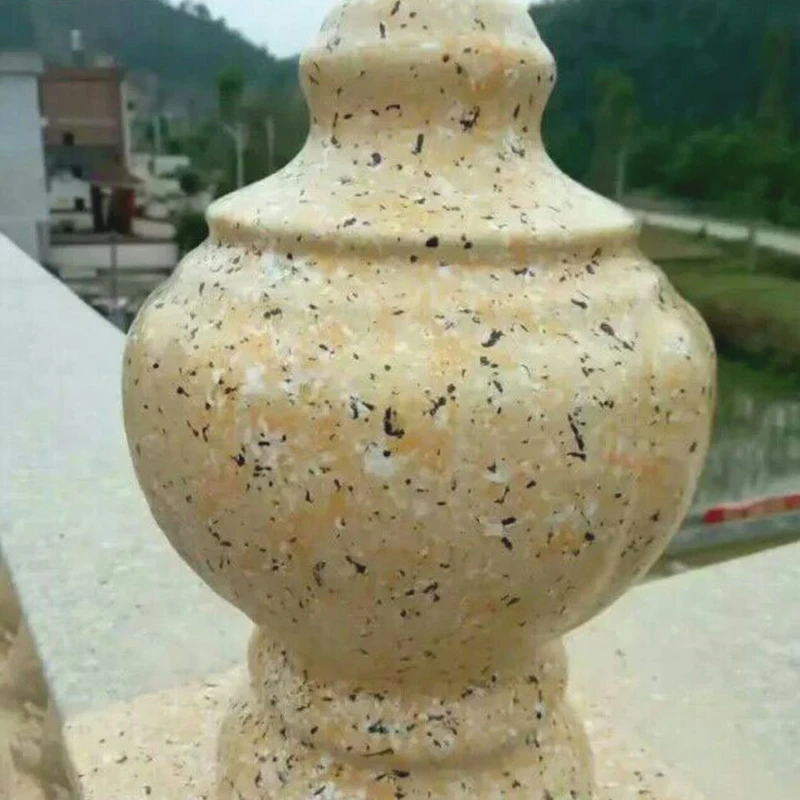 Abs Inter lock Druckguss Garten dekorative Formen, grc DIY Zement form, runde Kugel Ornament Pier Ball, Villa Fengshui Image