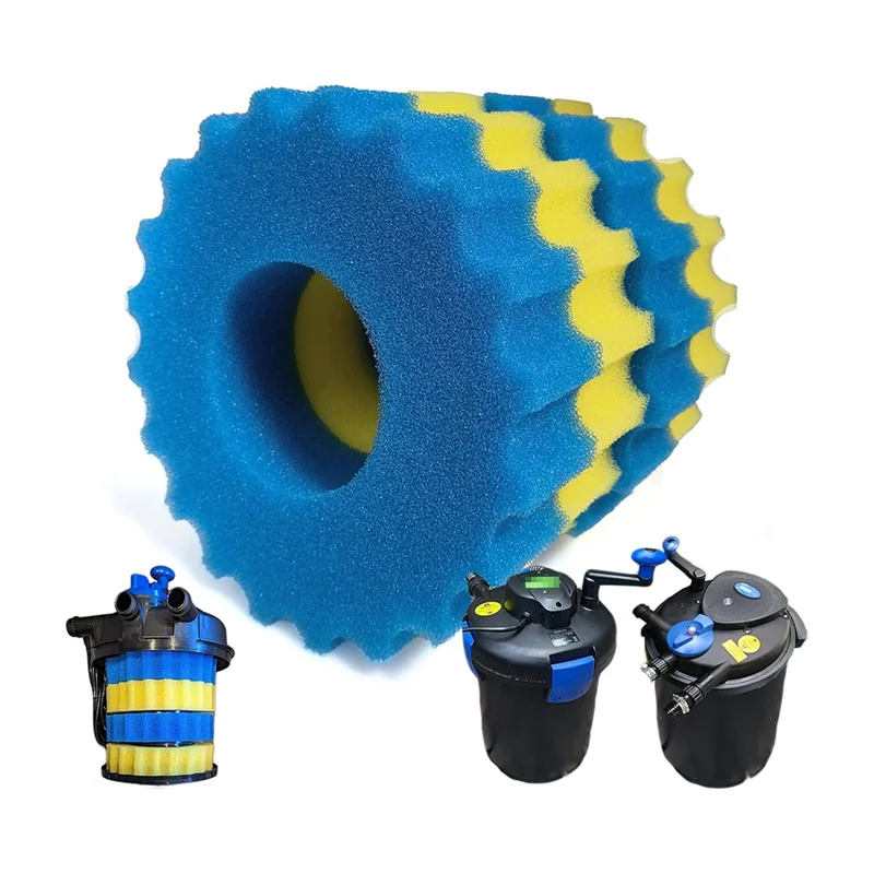 VELIF-Ersatzschwammfilter GPH-Druckteichfilter für VIVOGROW unter Druck stehender biologischer Teich für Grech/SUNSUN CPF-2500/ CPF Image
