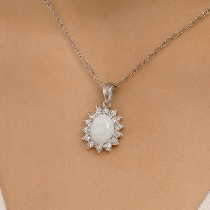 Set di anello e collana per latte materno, kit fai da te per gioielli con latte materno, ricordo in argento sterling per latte materno, regalo per Nat