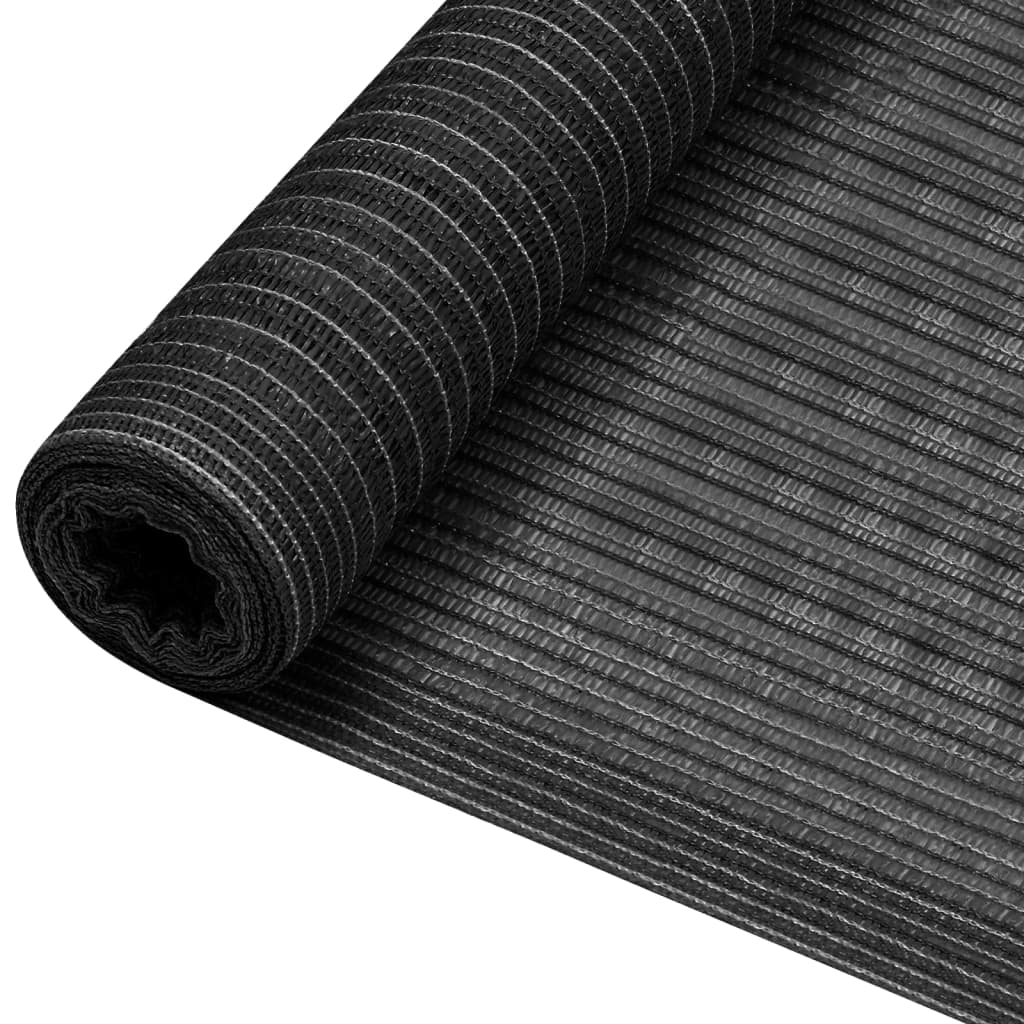 vidaXL Zaunblende Anthrazit 1,8x25 m HDPE 150 g/m² Image
